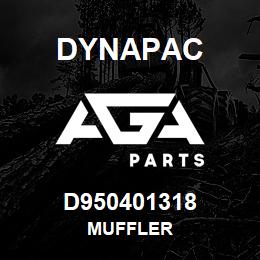 D950401318 Dynapac MUFFLER | AGA Parts