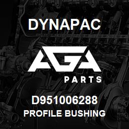 D951006288 Dynapac PROFILE BUSHING | AGA Parts