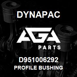 D951006292 Dynapac PROFILE BUSHING | AGA Parts