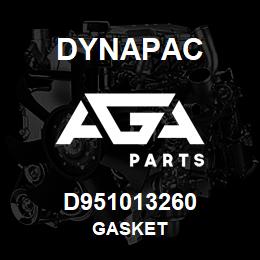 D951013260 Dynapac GASKET | AGA Parts