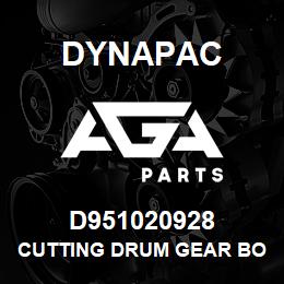 D951020928 Dynapac CUTTING DRUM GEAR BOX | AGA Parts