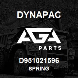 D951021596 Dynapac SPRING | AGA Parts