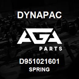 D951021601 Dynapac SPRING | AGA Parts