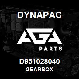 D951028040 Dynapac GEARBOX | AGA Parts