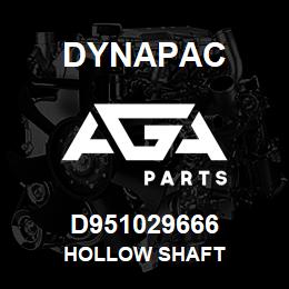 D951029666 Dynapac HOLLOW SHAFT | AGA Parts