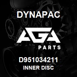 D951034211 Dynapac INNER DISC | AGA Parts