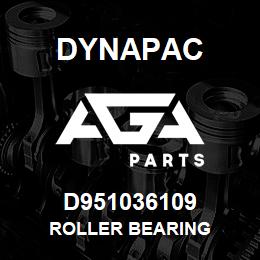 D951036109 Dynapac ROLLER BEARING | AGA Parts