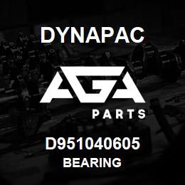 D951040605 Dynapac BEARING | AGA Parts