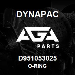 D951053025 Dynapac O-RING | AGA Parts