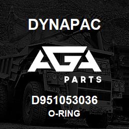 D951053036 Dynapac O-RING | AGA Parts