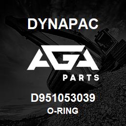 D951053039 Dynapac O-RING | AGA Parts