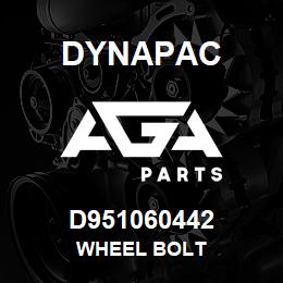 D951060442 Dynapac WHEEL BOLT | AGA Parts