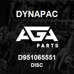 D951065551 Dynapac DISC | AGA Parts