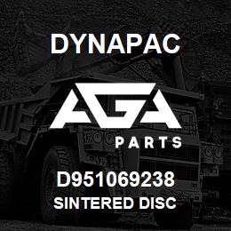 D951069238 Dynapac SINTERED DISC | AGA Parts