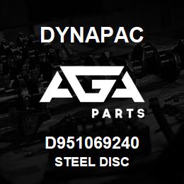 D951069240 Dynapac STEEL DISC | AGA Parts