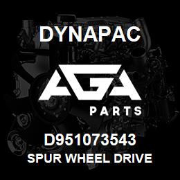 D951073543 Dynapac SPUR WHEEL DRIVE | AGA Parts