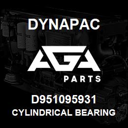 D951095931 Dynapac CYLINDRICAL BEARING | AGA Parts