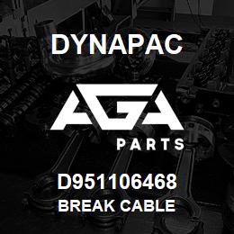 D951106468 Dynapac BREAK CABLE | AGA Parts