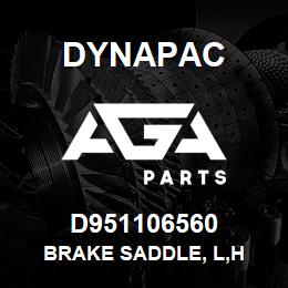 D951106560 Dynapac BRAKE SADDLE, L,H | AGA Parts