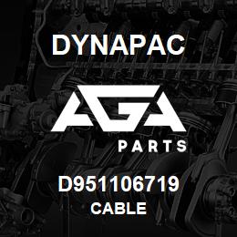 D951106719 Dynapac CABLE | AGA Parts