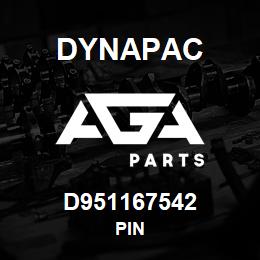 D951167542 Dynapac PIN | AGA Parts