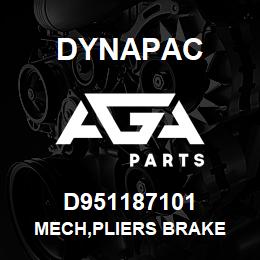 D951187101 Dynapac MECH,PLIERS BRAKE | AGA Parts