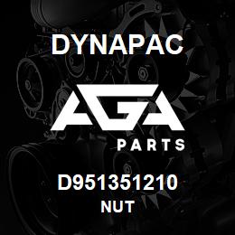 D951351210 Dynapac NUT | AGA Parts