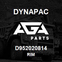 D952020814 Dynapac RIM | AGA Parts