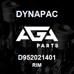 D952021401 Dynapac RIM | AGA Parts