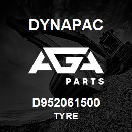 D952061500 Dynapac TYRE | AGA Parts