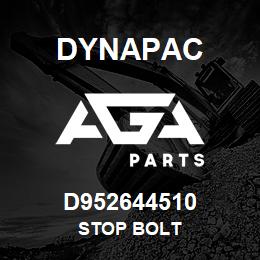 D952644510 Dynapac STOP BOLT | AGA Parts