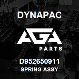 D952650911 Dynapac SPRING ASSY | AGA Parts