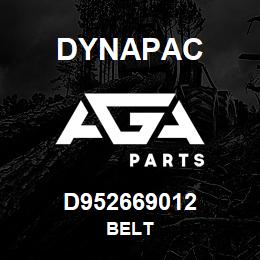 D952669012 Dynapac BELT | AGA Parts