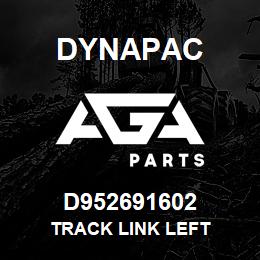 D952691602 Dynapac TRACK LINK LEFT | AGA Parts