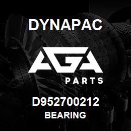 D952700212 Dynapac BEARING | AGA Parts