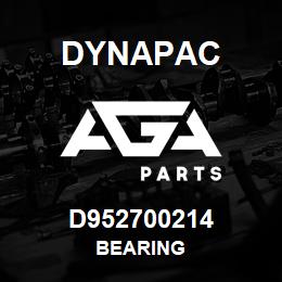 D952700214 Dynapac BEARING | AGA Parts