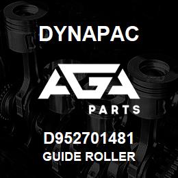 D952701481 Dynapac GUIDE ROLLER | AGA Parts