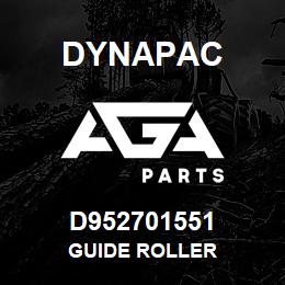 D952701551 Dynapac GUIDE ROLLER | AGA Parts