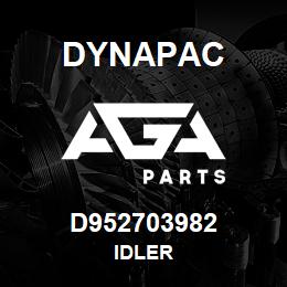 D952703982 Dynapac IDLER | AGA Parts