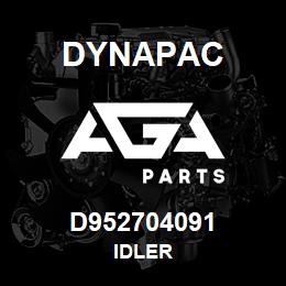 D952704091 Dynapac IDLER | AGA Parts