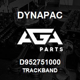 D952751000 Dynapac TRACKBAND | AGA Parts