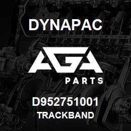 D952751001 Dynapac TRACKBAND | AGA Parts