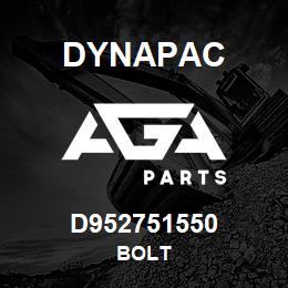 D952751550 Dynapac BOLT | AGA Parts