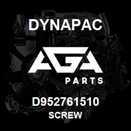 D952761510 Dynapac SCREW | AGA Parts