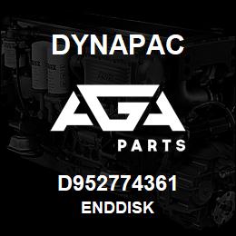 D952774361 Dynapac ENDDISK | AGA Parts