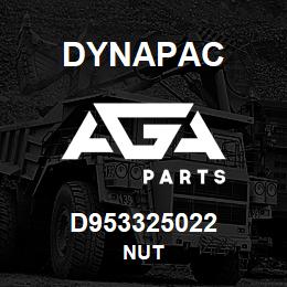 D953325022 Dynapac NUT | AGA Parts