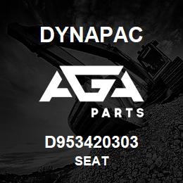 D953420303 Dynapac SEAT | AGA Parts