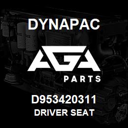 D953420311 Dynapac DRIVER SEAT | AGA Parts