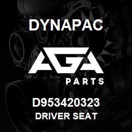 D953420323 Dynapac DRIVER SEAT | AGA Parts