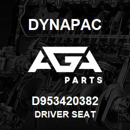 D953420382 Dynapac DRIVER SEAT | AGA Parts